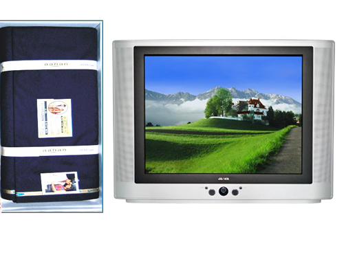 15'' flat colour TV + Suit Len